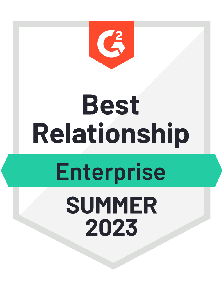G2 - Summer 2023 - Best Relationship